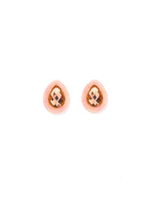 Load image into Gallery viewer, Olivia Statement Earrings Teardrop - Peach Bellini
