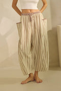 Plus Textured Cropped Pants