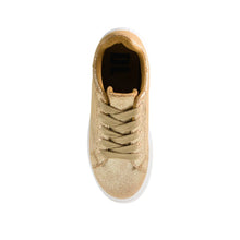 Load image into Gallery viewer, Record Gold Metallic Sneaker
