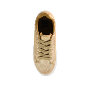 Record Gold Metallic Sneaker