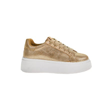 Load image into Gallery viewer, Record Gold Metallic Sneaker
