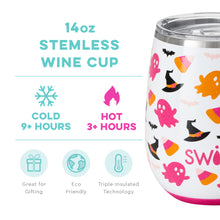 Load image into Gallery viewer, Swig 14oz Stemless Wine Cup Hey Boo
