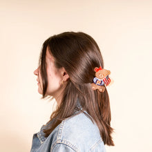 Load image into Gallery viewer, Star Spangled Bear Shape Up Claw Clip
