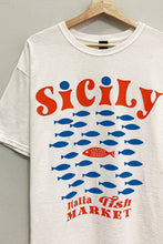 Load image into Gallery viewer, Sicily Fishes Mediterranean Coastal Tee
