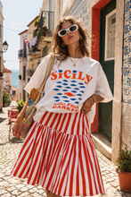 Load image into Gallery viewer, Sicily Fishes Mediterranean Coastal Tee
