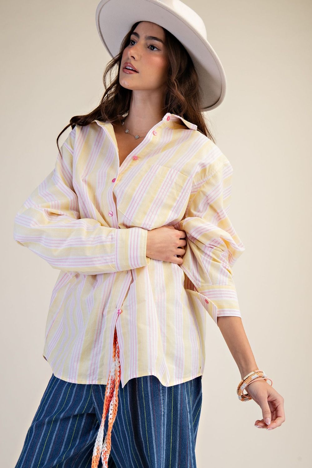 Stripe Button Down Shirt