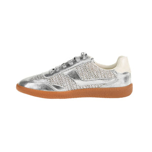 Tropics Braid Metallic Silver Sneaker