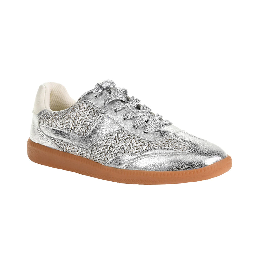 Tropics Braid Metallic Silver Sneaker