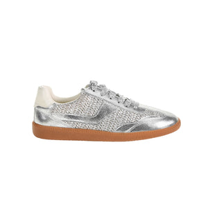 Tropics Braid Metallic Silver Sneaker