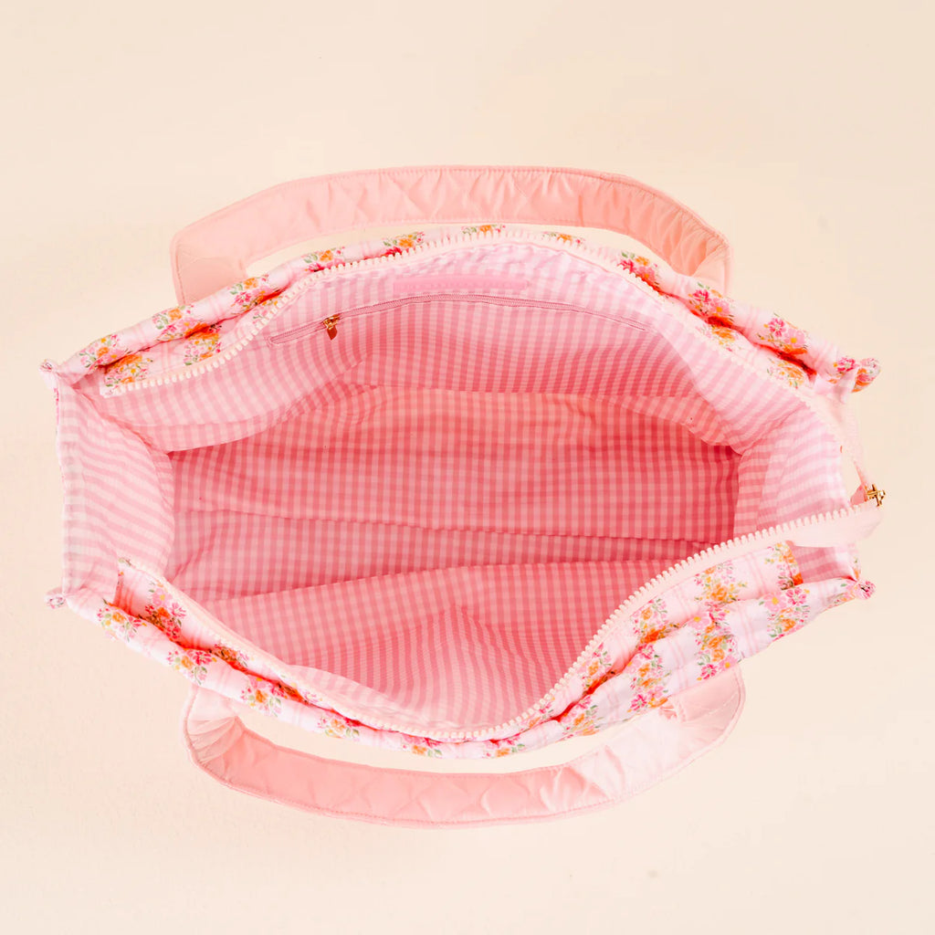 Everyday Quilted Tote Petal Parade Pink