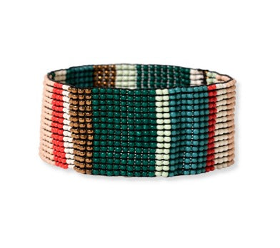 Kendall Vertical Colorblock Bracelet Modern Preppy
