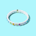 Maeve Enamel Stretch Bracelet - Multi-Colored