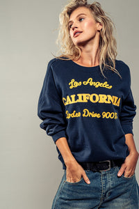 Navy Rodeo Drive Crewneck