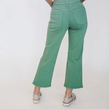 Load image into Gallery viewer, Green Cropped Jean
