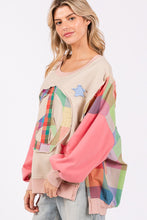 Load image into Gallery viewer, Applique Peace Patch Sweatshirt
