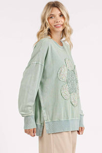 Flower Patch Mineral Wash Top