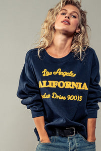 Navy Rodeo Drive Crewneck