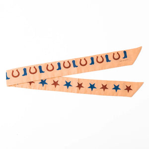 Camile Skinny Scarf Boot Print