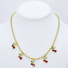 Load image into Gallery viewer, Cherry Cascade Necklace
