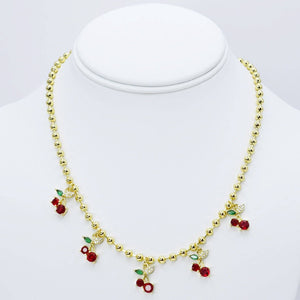 Cherry Cascade Necklace