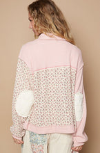 Load image into Gallery viewer, Pink Multi Floral Print Quilted Jacket
