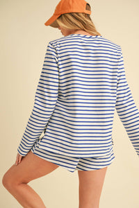 Blue Stripe Long Sleeve