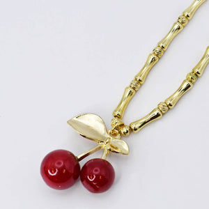 Cherry Pendant Necklace