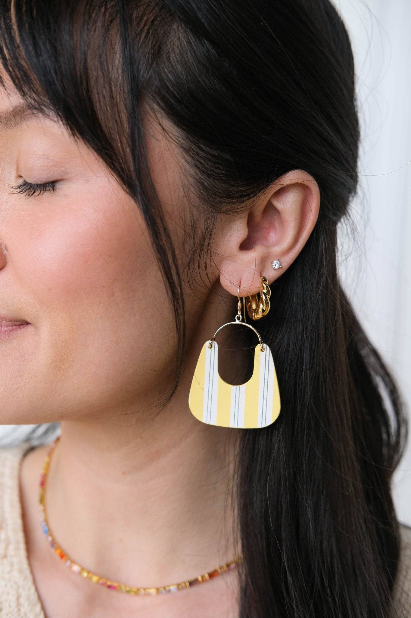 Lemon Ice Candy Stripe Noras