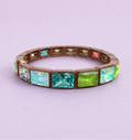 Enamel Stretch Bracelet - Sophie Bright Rainbow