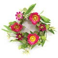 Sunset Poppy & Wildflower Candle Ring