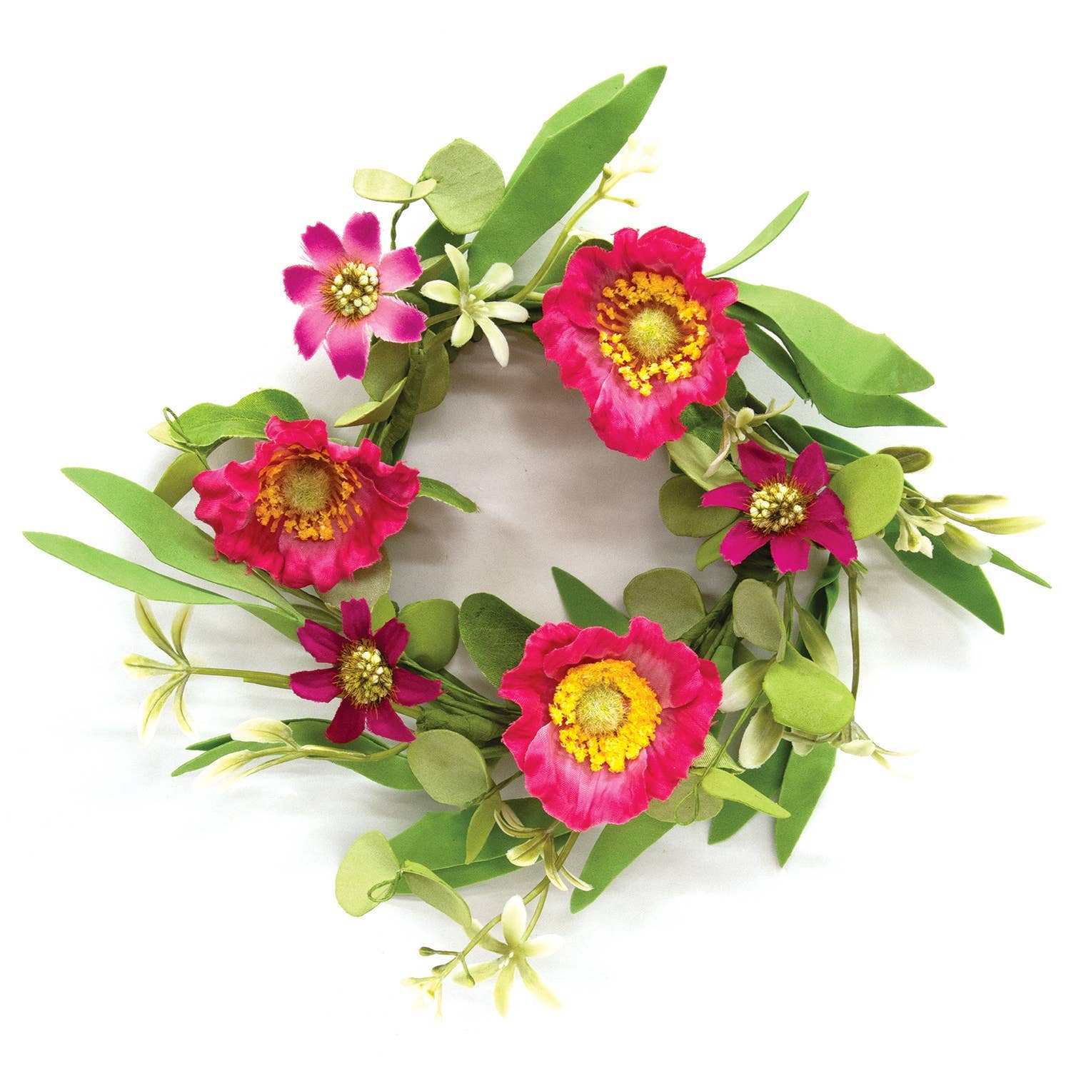 Sunset Poppy & Wildflower Candle Ring