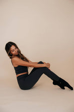 Load image into Gallery viewer, Americano Black Pilates Grip Sock - Daily Grind
