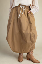 Load image into Gallery viewer, Washed Parachute Maxi Cargo Skirt
