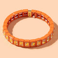 Enamel Stretch Bracelet - Penelope Spice
