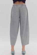 Load image into Gallery viewer, Denim Stripe Crop Bottom Pant
