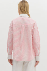 Pink Classic Button Down