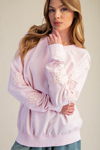 Load image into Gallery viewer, Star Patch Washed Terry Pullover
