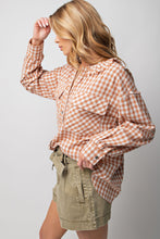 Load image into Gallery viewer, Plaid Fringe Button-Down Shirt
