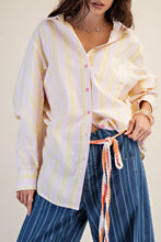 Load image into Gallery viewer, Stripe Button Down Shirt
