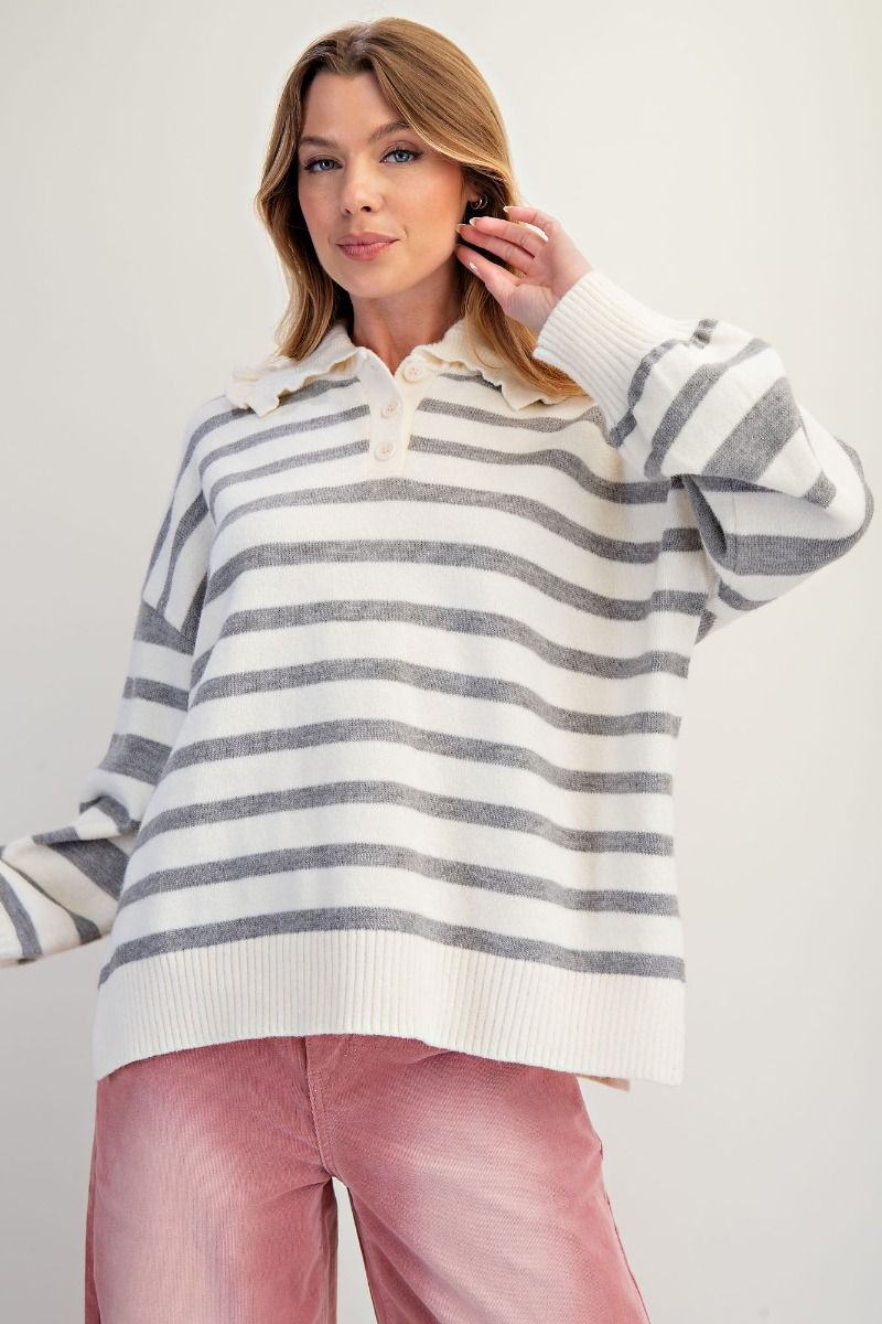 Striped Knitted Sweater