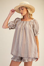 Load image into Gallery viewer, Puff Sleeve Gingham Top
