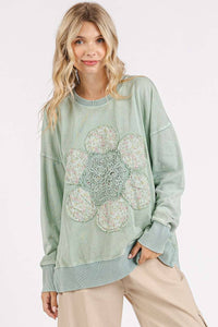 Flower Patch Mineral Wash Top