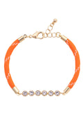 Betsy Paracord Tennis Bracelet Orange