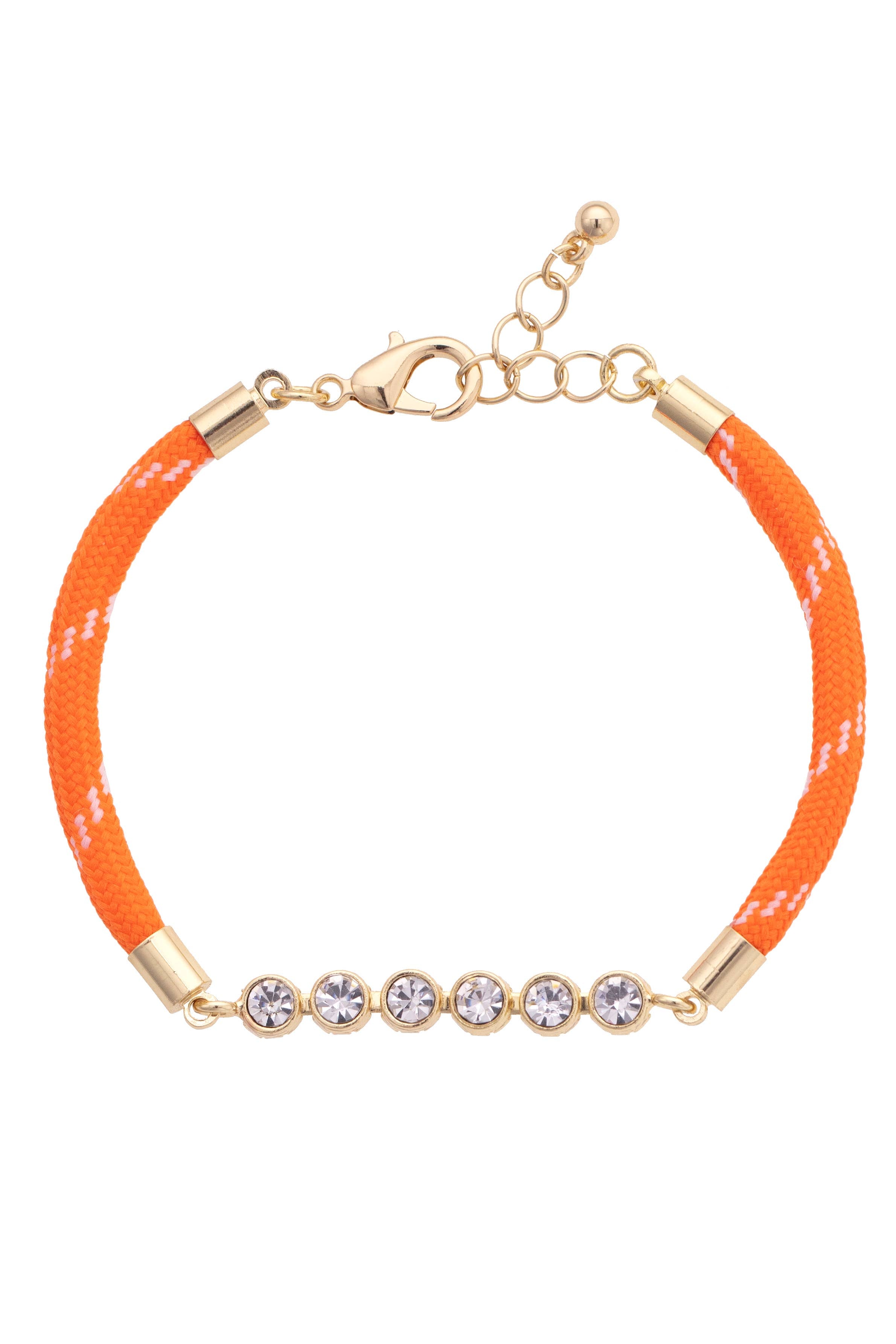 Betsy Paracord Tennis Bracelet Orange