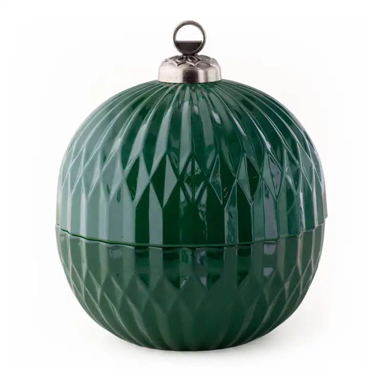 Hayes Candle Green Glass Ornament 6oz