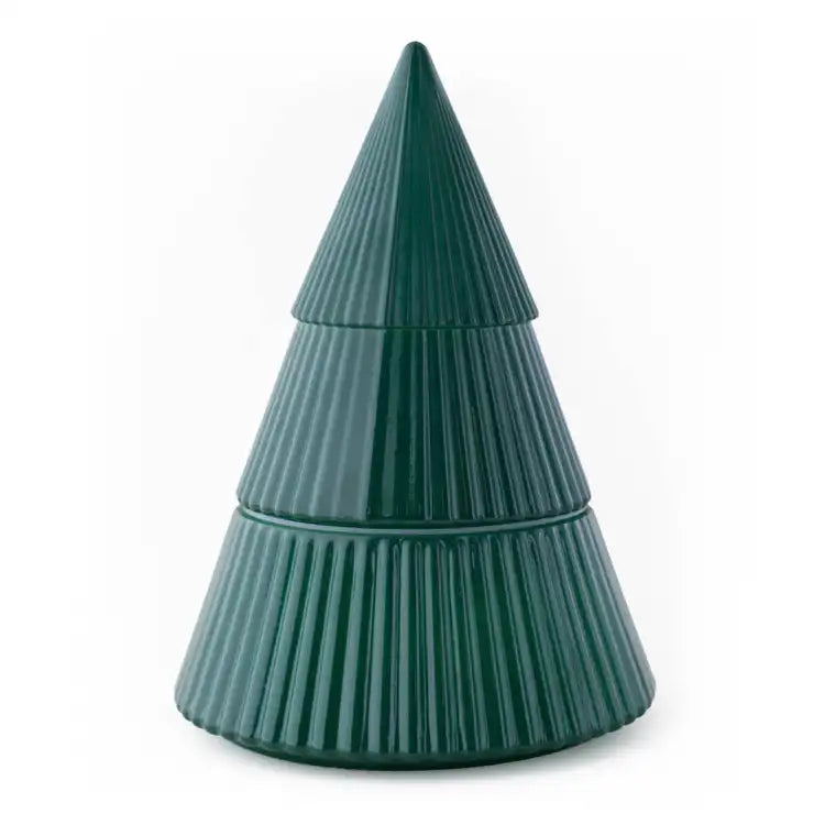 Hayes Candle Green Glass Tree Jar 9oz