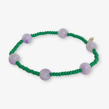 Load image into Gallery viewer, Mia Kelly Green/White Bracelet
