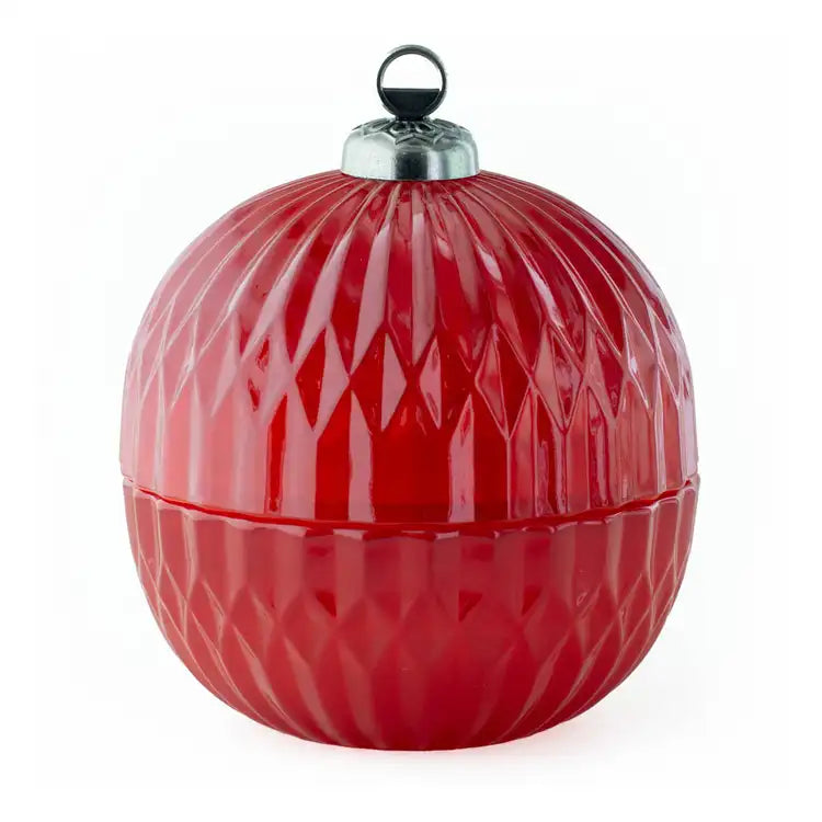 Hayes Candle Red Glass Ornament 6oz