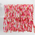 Pink Seed Bead Stretch Bracelet