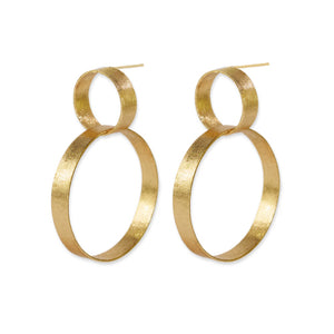 Gretchen Double Circle Earring